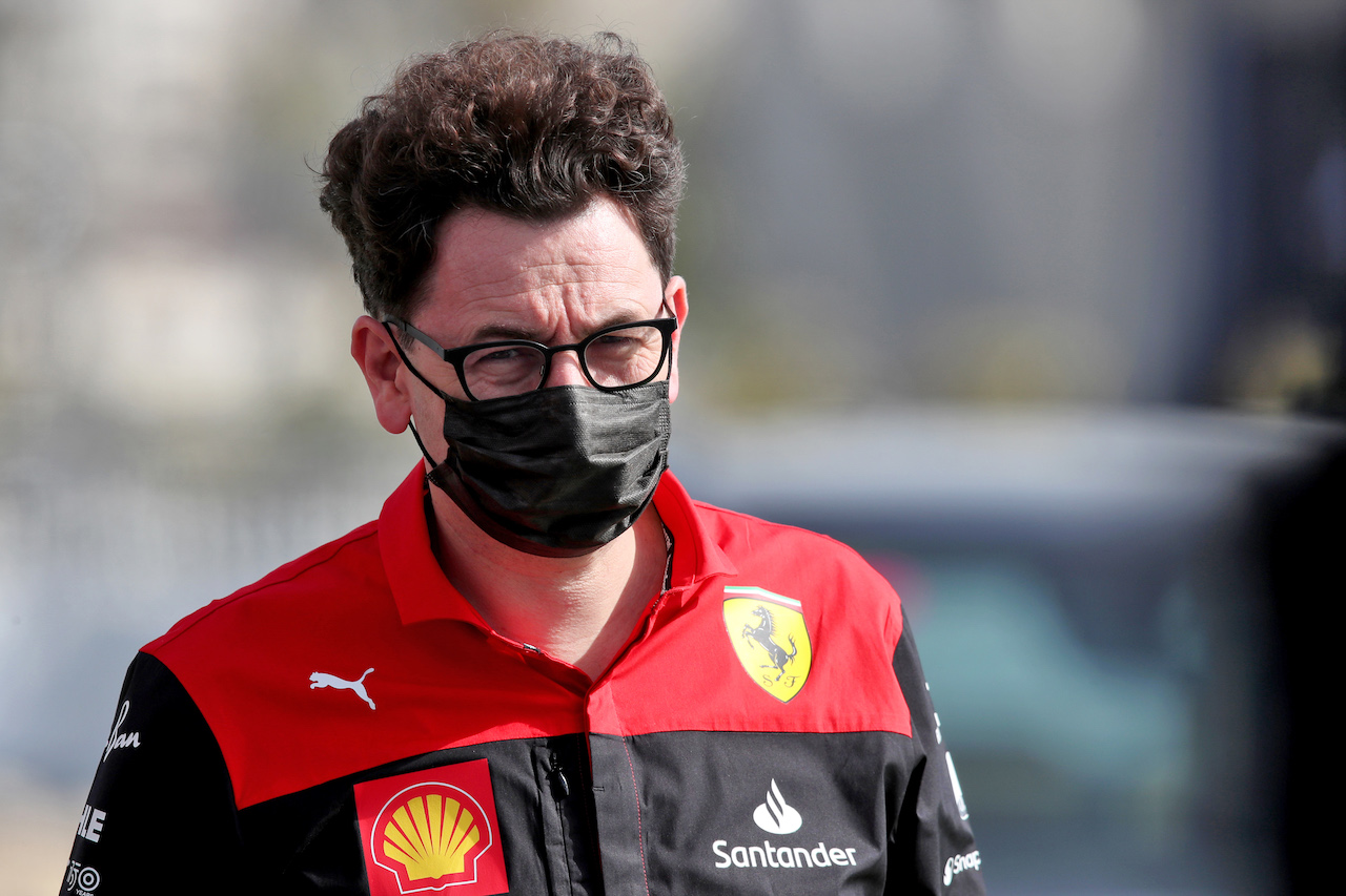 GP ARABIA SAUDITA, Mattia Binotto (ITA) Ferrari Team Principal.
24.03.2022. Formula 1 World Championship, Rd 2, Saudi Arabian Grand Prix, Jeddah, Saudi Arabia, Preparation Day.
 - www.xpbimages.com, EMail: requests@xpbimages.com © Copyright: Coates / XPB Images