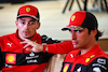GP ARABIA SAUDITA, (L to R): Charles Leclerc (MON) Ferrari with team mate Carlos Sainz Jr (ESP) Ferrari.
24.03.2022. Formula 1 World Championship, Rd 2, Saudi Arabian Grand Prix, Jeddah, Saudi Arabia, Preparation Day.
- www.xpbimages.com, EMail: requests@xpbimages.com © Copyright: Batchelor / XPB Images