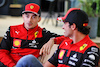 GP ARABIA SAUDITA, Charles Leclerc (MON) Ferrari with team mate Carlos Sainz Jr (ESP) Ferrari.
24.03.2022. Formula 1 World Championship, Rd 2, Saudi Arabian Grand Prix, Jeddah, Saudi Arabia, Preparation Day.
- www.xpbimages.com, EMail: requests@xpbimages.com © Copyright: Moy / XPB Images