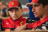 GP ARABIA SAUDITA, Charles Leclerc (MON) Ferrari with team mate Carlos Sainz Jr (ESP) Ferrari.
24.03.2022. Formula 1 World Championship, Rd 2, Saudi Arabian Grand Prix, Jeddah, Saudi Arabia, Preparation Day.
- www.xpbimages.com, EMail: requests@xpbimages.com © Copyright: Batchelor / XPB Images