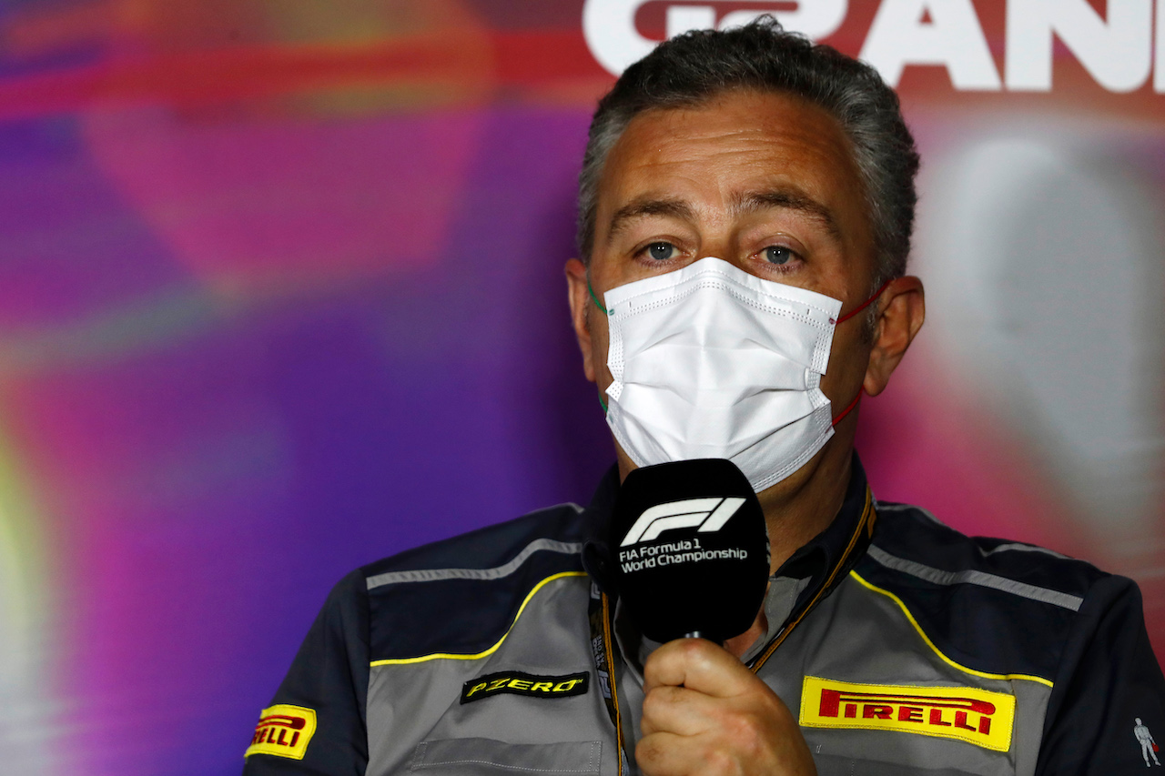 GP ARABIA SAUDITA, Mario Isola (ITA) Pirelli Racing Manager in the FIA Press Conference.
26.03.2022. Formula 1 World Championship, Rd 2, Saudi Arabian Grand Prix, Jeddah, Saudi Arabia, Qualifiche Day.
- www.xpbimages.com, EMail: requests@xpbimages.com © Copyright: XPB Images