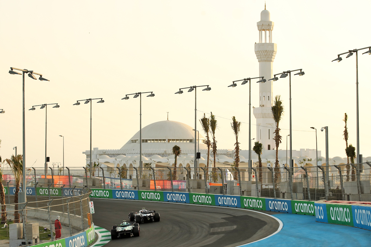 GP ARABIA SAUDITA, Nico Hulkenberg (GER) Aston Martin F1 Team Reserve Driver AMR22.
26.03.2022. Formula 1 World Championship, Rd 2, Saudi Arabian Grand Prix, Jeddah, Saudi Arabia, Qualifiche Day.
 - www.xpbimages.com, EMail: requests@xpbimages.com © Copyright: Coates / XPB Images