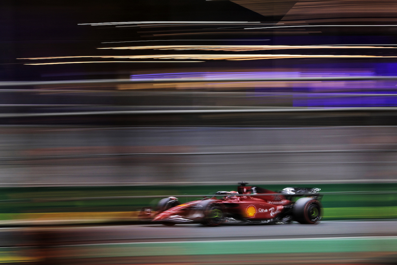 GP ARABIA SAUDITA, Charles Leclerc (MON) Ferrari F1-75.
26.03.2022. Formula 1 World Championship, Rd 2, Saudi Arabian Grand Prix, Jeddah, Saudi Arabia, Qualifiche Day.
- www.xpbimages.com, EMail: requests@xpbimages.com © Copyright: Bearne / XPB Images