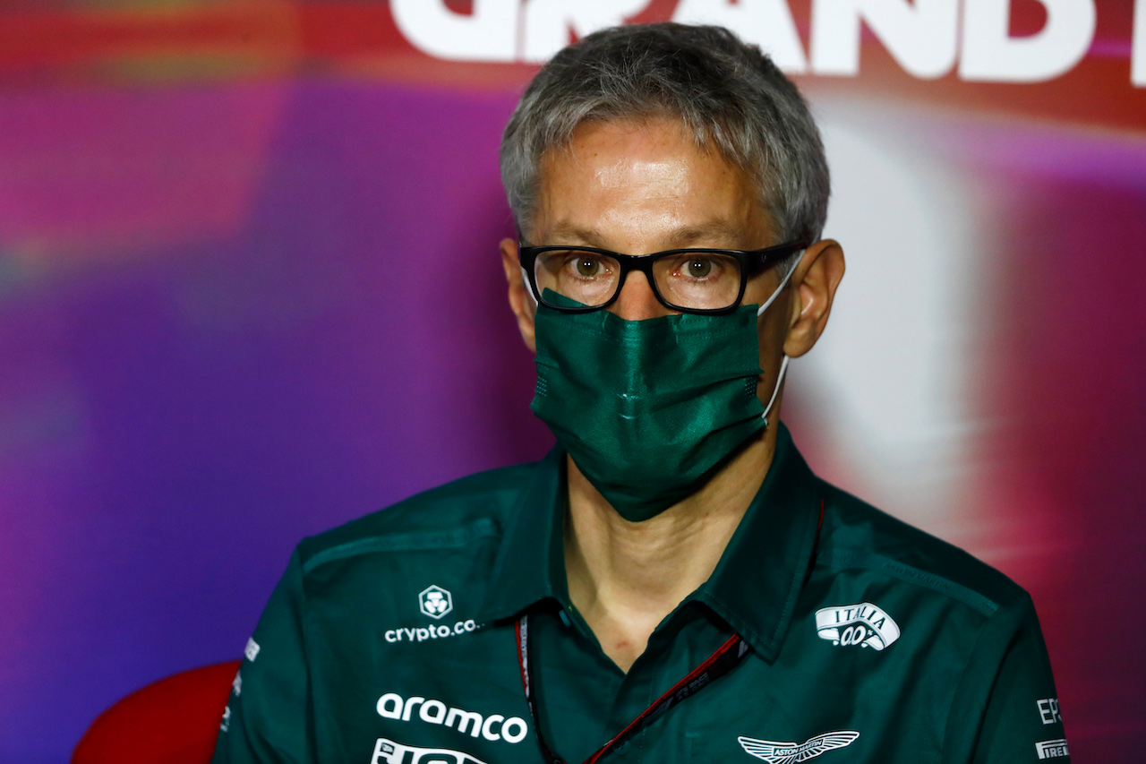 GP ARABIA SAUDITA, Mike Krack (LUX) Aston Martin F1 Team, Team Principal in the FIA Press Conference.
26.03.2022. Formula 1 World Championship, Rd 2, Saudi Arabian Grand Prix, Jeddah, Saudi Arabia, Qualifiche Day.
- www.xpbimages.com, EMail: requests@xpbimages.com © Copyright: XPB Images
