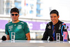 GP ARABIA SAUDITA, (L to R): Lance Stroll (CDN) Aston Martin F1 Team with Esteban Ocon (FRA) Alpine F1 Team.
26.03.2022. Formula 1 World Championship, Rd 2, Saudi Arabian Grand Prix, Jeddah, Saudi Arabia, Qualifiche Day.
- www.xpbimages.com, EMail: requests@xpbimages.com © Copyright: Moy / XPB Images