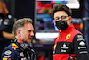 GP ARABIA SAUDITA, (L to R): Christian Horner (GBR) Red Bull Racing Team Principal with Mattia Binotto (ITA) Ferrari Team Principal.
26.03.2022. Formula 1 World Championship, Rd 2, Saudi Arabian Grand Prix, Jeddah, Saudi Arabia, Qualifiche Day.
- www.xpbimages.com, EMail: requests@xpbimages.com © Copyright: Batchelor / XPB Images