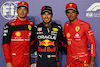GP ARABIA SAUDITA, Pole for Sergio Perez (MEX) Red Bull Racing RB18, 2nd for Charles Leclerc (MON) Ferrari F1-75 e 3rd place Carlos Sainz Jr (ESP) Ferrari F1-75.
26.03.2022. Formula 1 World Championship, Rd 2, Saudi Arabian Grand Prix, Jeddah, Saudi Arabia, Qualifiche Day.
- www.xpbimages.com, EMail: requests@xpbimages.com ¬© Copyright: Batchelor / XPB Images
