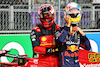 GP ARABIA SAUDITA, (L to R): Carlos Sainz Jr (ESP) Ferrari with pole sitter Sergio Perez (MEX) Red Bull Racing in qualifying parc ferme.
26.03.2022. Formula 1 World Championship, Rd 2, Saudi Arabian Grand Prix, Jeddah, Saudi Arabia, Qualifiche Day.
- www.xpbimages.com, EMail: requests@xpbimages.com © Copyright: Batchelor / XPB Images