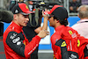GP ARABIA SAUDITA, (L to R): Charles Leclerc (MON) Ferrari with team mate Carlos Sainz Jr (ESP) Ferrari in qualifying parc ferme.
26.03.2022. Formula 1 World Championship, Rd 2, Saudi Arabian Grand Prix, Jeddah, Saudi Arabia, Qualifiche Day.
- www.xpbimages.com, EMail: requests@xpbimages.com © Copyright: Batchelor / XPB Images