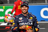 GP ARABIA SAUDITA, Sergio Perez (MEX) Red Bull Racing celebrates his pole position in qualifying parc ferme.
26.03.2022. Formula 1 World Championship, Rd 2, Saudi Arabian Grand Prix, Jeddah, Saudi Arabia, Qualifiche Day.
- www.xpbimages.com, EMail: requests@xpbimages.com © Copyright: Batchelor / XPB Images