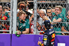GP ARABIA SAUDITA, Sergio Perez (MEX) Red Bull Racing celebrates his pole position in qualifying parc ferme.
26.03.2022. Formula 1 World Championship, Rd 2, Saudi Arabian Grand Prix, Jeddah, Saudi Arabia, Qualifiche Day.
 - www.xpbimages.com, EMail: requests@xpbimages.com © Copyright: Coates / XPB Images