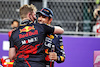 GP ARABIA SAUDITA, Sergio Perez (MEX) Red Bull Racing celebrates his pole position in qualifying parc ferme.
26.03.2022. Formula 1 World Championship, Rd 2, Saudi Arabian Grand Prix, Jeddah, Saudi Arabia, Qualifiche Day.
 - www.xpbimages.com, EMail: requests@xpbimages.com © Copyright: Coates / XPB Images