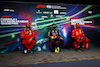 GP ARABIA SAUDITA, (L to R): Charles Leclerc (MON) Ferrari; Sergio Perez (MEX) Red Bull Racing; e Carlos Sainz Jr (ESP) Ferrari, in the post qualifying FIA Press Conference.
26.03.2022. Formula 1 World Championship, Rd 2, Saudi Arabian Grand Prix, Jeddah, Saudi Arabia, Qualifiche Day.
- www.xpbimages.com, EMail: requests@xpbimages.com © Copyright: XPB Images