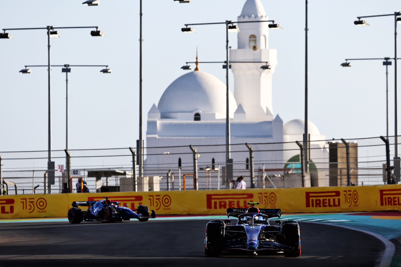 GP ARABIA SAUDITA, Nicholas Latifi (CDN) Williams Racing FW44.
25.03.2022 Formula 1 World Championship, Rd 2, Saudi Arabian Grand Prix, Jeddah, Saudi Arabia, Practice Day.
- www.xpbimages.com, EMail: requests@xpbimages.com © Copyright: Batchelor / XPB Images