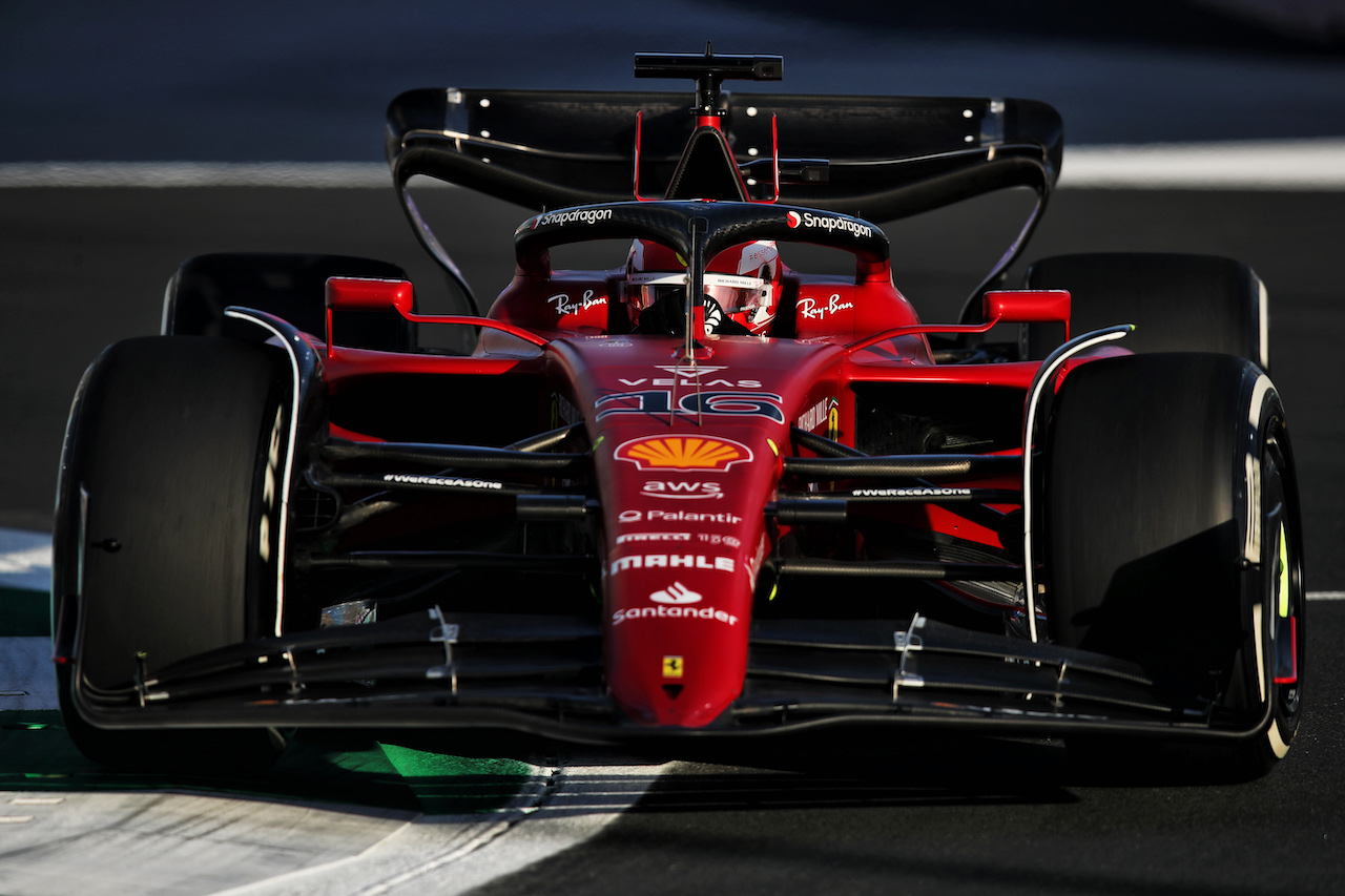 GP ARABIA SAUDITA, Charles Leclerc (MON) Ferrari F1-75.
25.03.2022 Formula 1 World Championship, Rd 2, Saudi Arabian Grand Prix, Jeddah, Saudi Arabia, Practice Day.
 - www.xpbimages.com, EMail: requests@xpbimages.com © Copyright: Coates / XPB Images