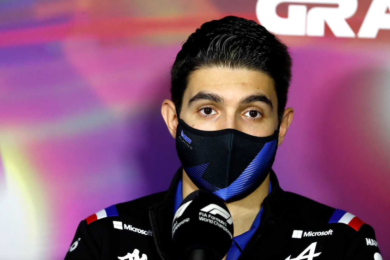GP ARABIA SAUDITA, Esteban Ocon (FRA) Alpine F1 Team in the FIA Press Conference.
25.03.2022 Formula 1 World Championship, Rd 2, Saudi Arabian Grand Prix, Jeddah, Saudi Arabia, Practice Day.
- www.xpbimages.com, EMail: requests@xpbimages.com © Copyright: XPB Images
