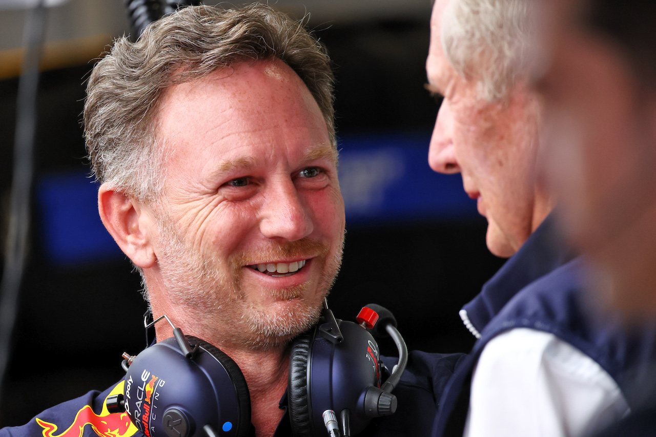 GP ARABIA SAUDITA, Christian Horner (GBR) Red Bull Racing Team Principal.
25.03.2022 Formula 1 World Championship, Rd 2, Saudi Arabian Grand Prix, Jeddah, Saudi Arabia, Practice Day.
- www.xpbimages.com, EMail: requests@xpbimages.com © Copyright: Batchelor / XPB Images