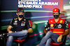 GP ARABIA SAUDITA, (L to R): Max Verstappen (NLD) Red Bull Racing e Carlos Sainz Jr (ESP) Ferrari in the FIA Press Conference.
25.03.2022 Formula 1 World Championship, Rd 2, Saudi Arabian Grand Prix, Jeddah, Saudi Arabia, Practice Day.
- www.xpbimages.com, EMail: requests@xpbimages.com © Copyright: XPB Images