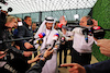 GP ARABIA SAUDITA, (L to R): Mohammed Bin Sulayem (UAE) FIA President e Stefano Domenicali (ITA) Formula One President e CEO address the media after a meeting if teams e drivers following a missile strike on an Aramco oil facility near to the circuit.
25.03.2022 Formula 1 World Championship, Rd 2, Saudi Arabian Grand Prix, Jeddah, Saudi Arabia, Practice Day.
- www.xpbimages.com, EMail: requests@xpbimages.com © Copyright: Moy / XPB Images