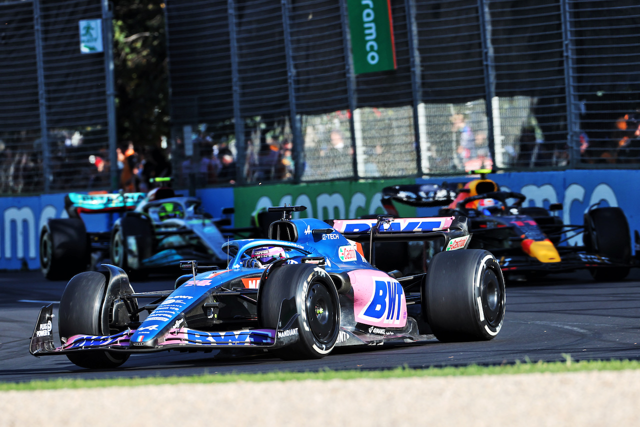 GP AUSTRALIA, Fernando Alonso (ESP) Alpine F1 Team A522.
10.04.2022. Formula 1 World Championship, Rd 3, Australian Grand Prix, Albert Park, Melbourne, Australia, Gara Day.
- www.xpbimages.com, EMail: requests@xpbimages.com © Copyright: Charniaux / XPB Images