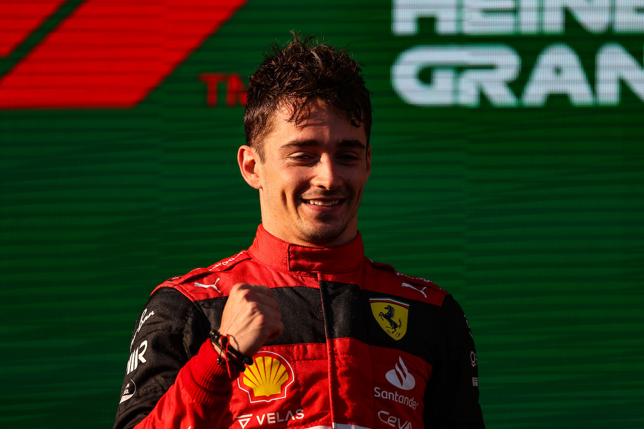 GP AUSTRALIA, Charles Leclerc (FRA), Ferrari 
10.04.2022. Formula 1 World Championship, Rd 3, Australian Grand Prix, Albert Park, Melbourne, Australia, Gara Day.
- www.xpbimages.com, EMail: requests@xpbimages.com ¬© Copyright: Charniaux / XPB Images