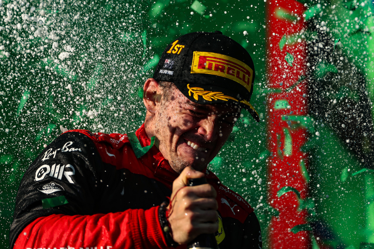 GP AUSTRALIA, Charles Leclerc (FRA), Ferrari 
10.04.2022. Formula 1 World Championship, Rd 3, Australian Grand Prix, Albert Park, Melbourne, Australia, Gara Day.
- www.xpbimages.com, EMail: requests@xpbimages.com ¬© Copyright: Charniaux / XPB Images