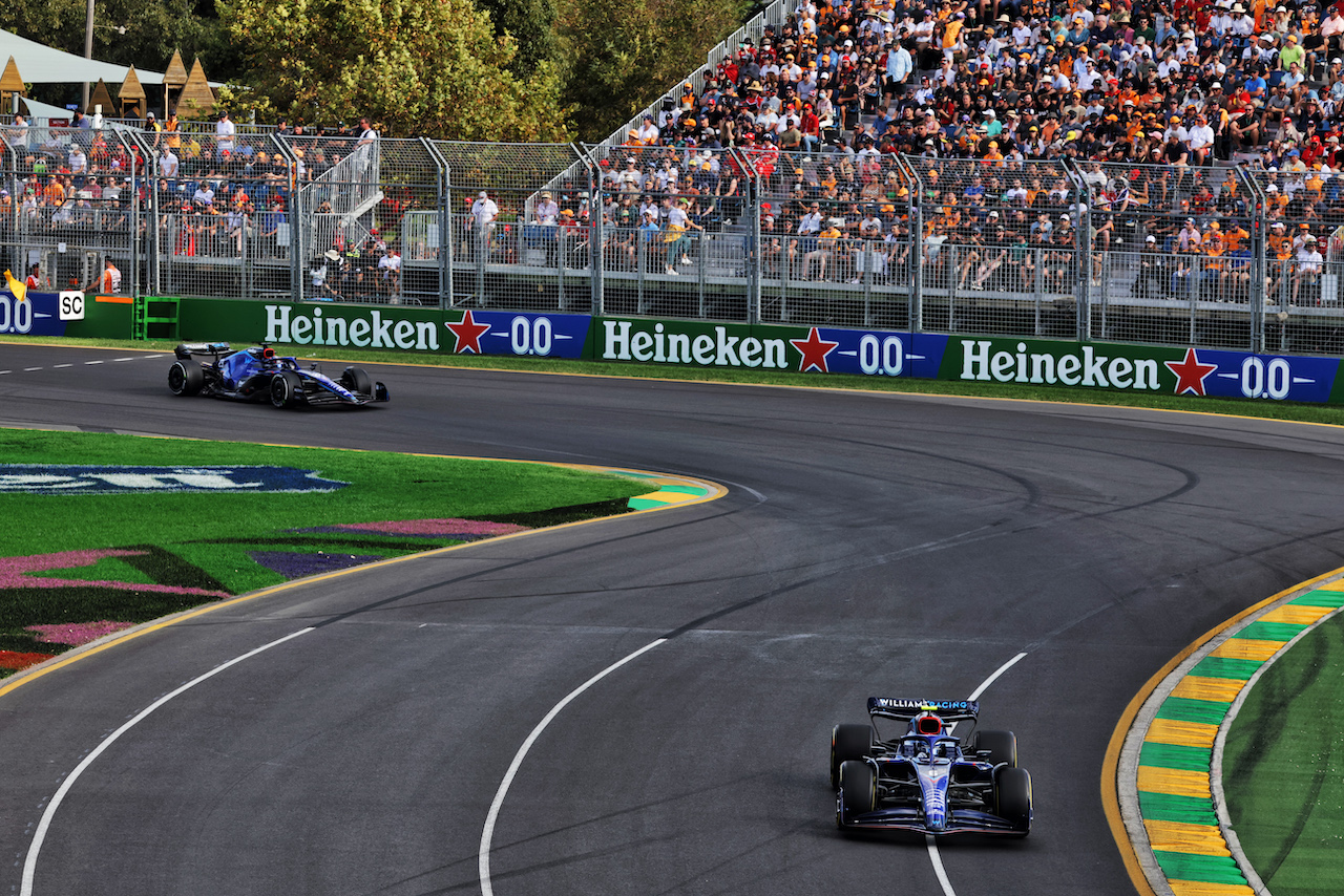 GP AUSTRALIA, Nicholas Latifi (CDN) Williams Racing FW44.
10.04.2022. Formula 1 World Championship, Rd 3, Australian Grand Prix, Albert Park, Melbourne, Australia, Gara Day.
- www.xpbimages.com, EMail: requests@xpbimages.com © Copyright: Bearne / XPB Images
