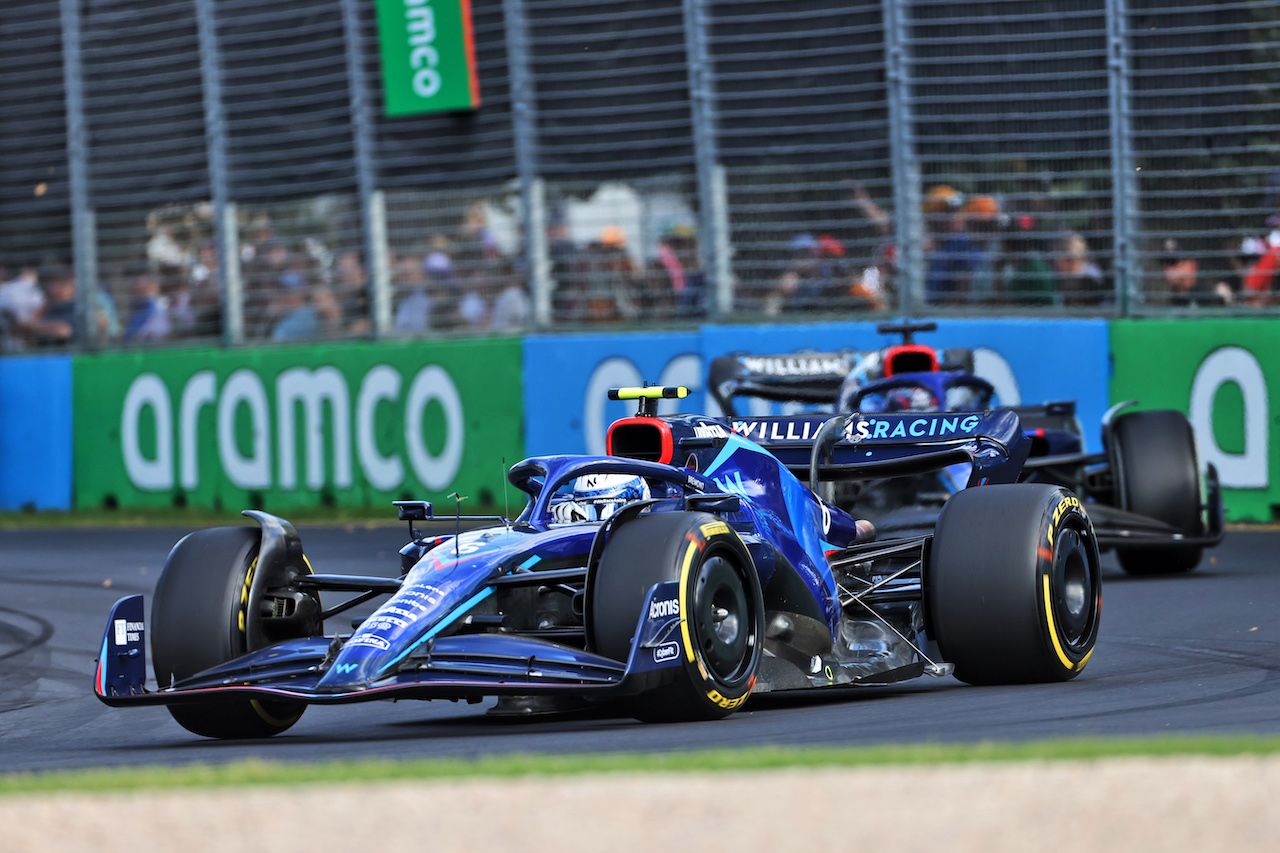 GP AUSTRALIA, Nicholas Latifi (CDN) Williams Racing FW44.
10.04.2022. Formula 1 World Championship, Rd 3, Australian Grand Prix, Albert Park, Melbourne, Australia, Gara Day.
- www.xpbimages.com, EMail: requests@xpbimages.com © Copyright: Charniaux / XPB Images