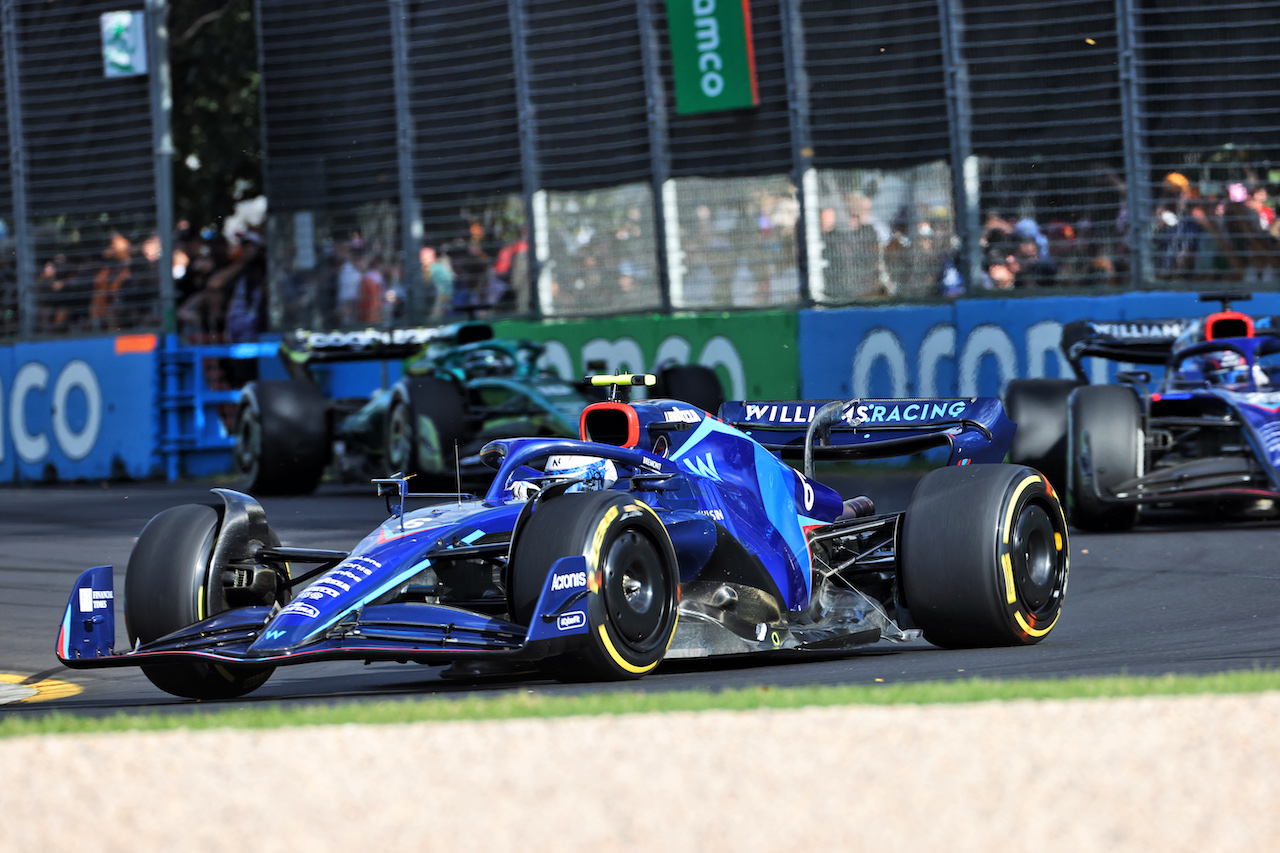 GP AUSTRALIA, Nicholas Latifi (CDN) Williams Racing FW44.
10.04.2022. Formula 1 World Championship, Rd 3, Australian Grand Prix, Albert Park, Melbourne, Australia, Gara Day.
- www.xpbimages.com, EMail: requests@xpbimages.com © Copyright: Charniaux / XPB Images