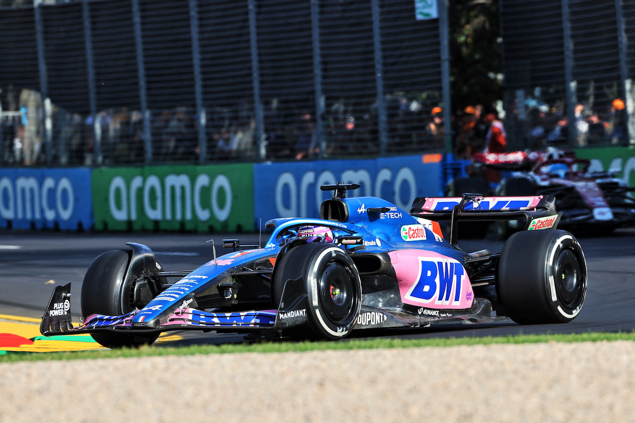 GP AUSTRALIA, Fernando Alonso (ESP) Alpine F1 Team A522.
10.04.2022. Formula 1 World Championship, Rd 3, Australian Grand Prix, Albert Park, Melbourne, Australia, Gara Day.
- www.xpbimages.com, EMail: requests@xpbimages.com © Copyright: Charniaux / XPB Images