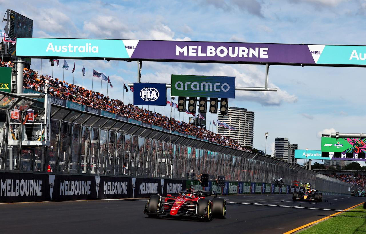 GP AUSTRALIA, Charles Leclerc (MON) Ferrari F1-75.
10.04.2022. Formula 1 World Championship, Rd 3, Australian Grand Prix, Albert Park, Melbourne, Australia, Gara Day.
- www.xpbimages.com, EMail: requests@xpbimages.com © Copyright: Batchelor / XPB Images