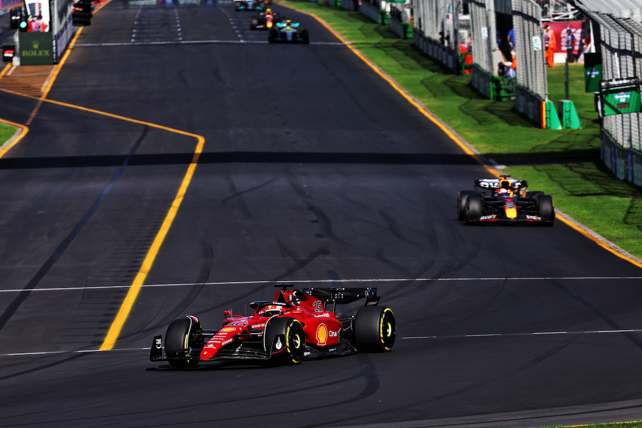 GP AUSTRALIA, Charles Leclerc (MON) Ferrari F1-75.
10.04.2022. Formula 1 World Championship, Rd 3, Australian Grand Prix, Albert Park, Melbourne, Australia, Gara Day.
- www.xpbimages.com, EMail: requests@xpbimages.com © Copyright: Batchelor / XPB Images