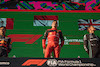 GP AUSTRALIA, The podium (L to R): Sergio Perez (MEX) Red Bull Racing, second; Charles Leclerc (MON) Ferrari, vincitore; George Russell (GBR) Mercedes AMG F1, third.
10.04.2022. Formula 1 World Championship, Rd 3, Australian Grand Prix, Albert Park, Melbourne, Australia, Gara Day.
- www.xpbimages.com, EMail: requests@xpbimages.com © Copyright: Bearne / XPB Images