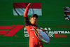 GP AUSTRALIA, Gara winner Charles Leclerc (MON) Ferrari celebrates on the podium.
10.04.2022. Formula 1 World Championship, Rd 3, Australian Grand Prix, Albert Park, Melbourne, Australia, Gara Day.
- www.xpbimages.com, EMail: requests@xpbimages.com © Copyright: Bearne / XPB Images