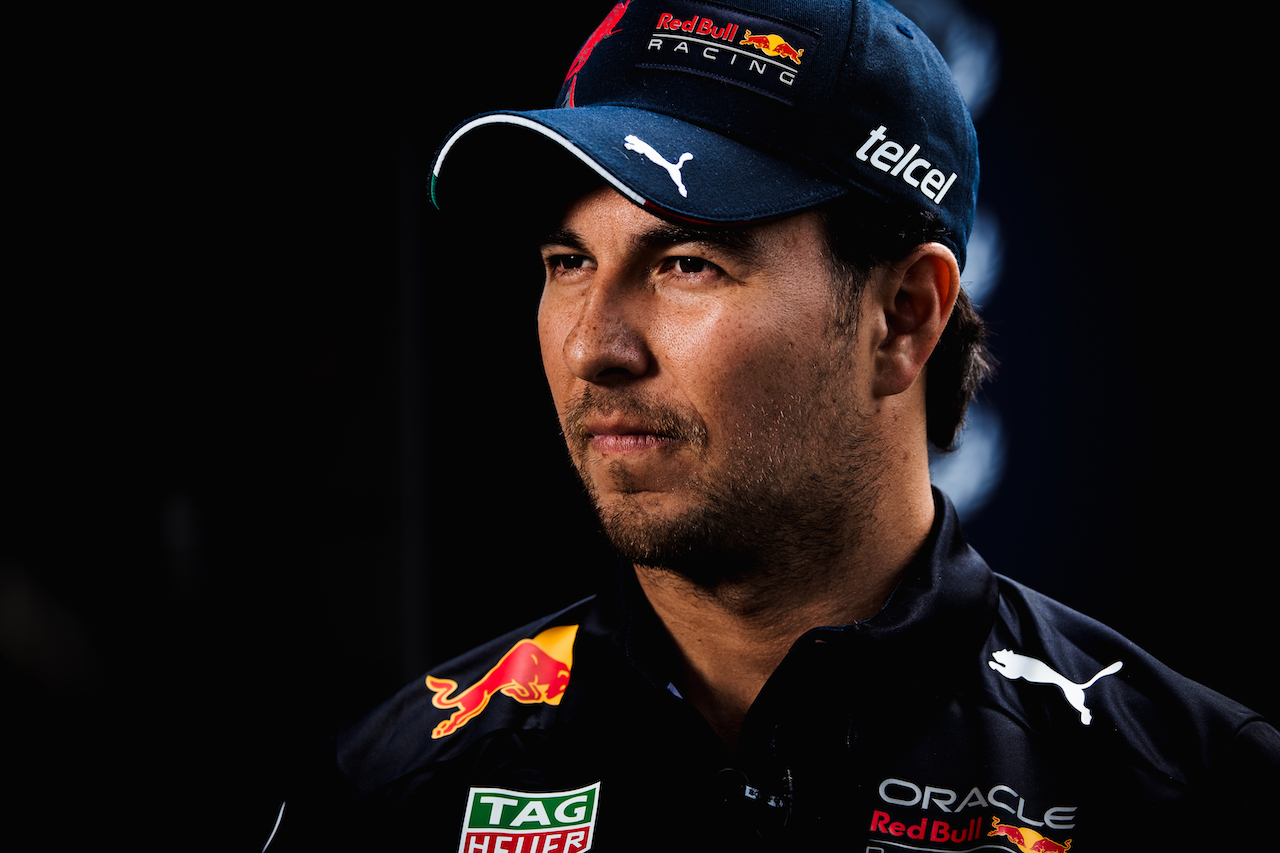 GP AUSTRALIA, Sergio Perez (MEX) Red Bull Racing.
07.04.2022. Formula 1 World Championship, Rd 3, Australian Grand Prix, Albert Park, Melbourne, Australia, Preparation Day.
- www.xpbimages.com, EMail: requests@xpbimages.com © Copyright: Bearne / XPB Images