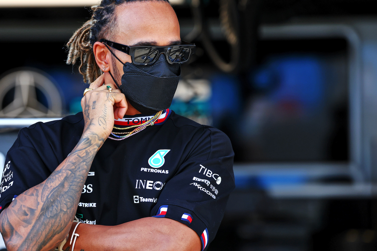 GP AUSTRALIA, Lewis Hamilton (GBR) Mercedes AMG F1.
07.04.2022. Formula 1 World Championship, Rd 3, Australian Grand Prix, Albert Park, Melbourne, Australia, Preparation Day.
- www.xpbimages.com, EMail: requests@xpbimages.com © Copyright: Batchelor / XPB Images