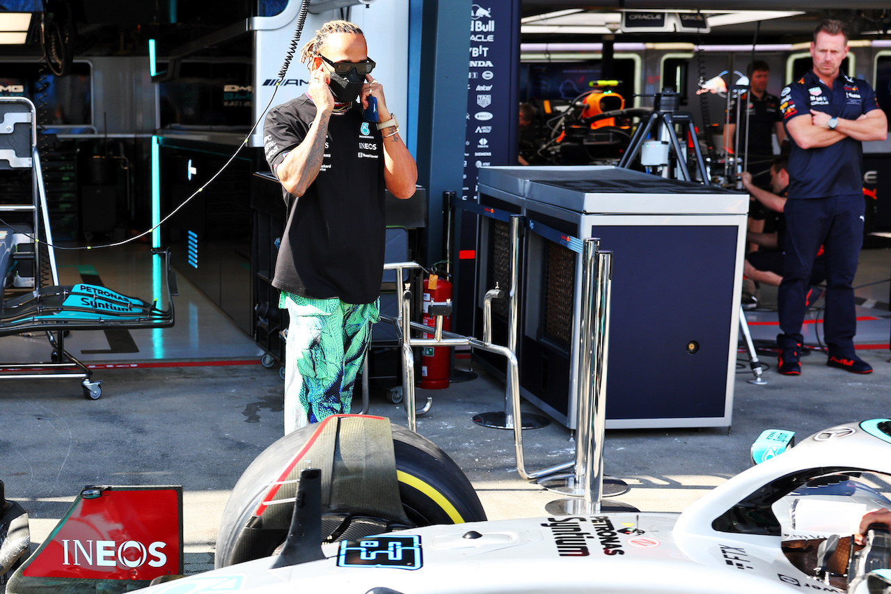 GP AUSTRALIA, Lewis Hamilton (GBR) Mercedes AMG F1.
07.04.2022. Formula 1 World Championship, Rd 3, Australian Grand Prix, Albert Park, Melbourne, Australia, Preparation Day.
- www.xpbimages.com, EMail: requests@xpbimages.com © Copyright: Batchelor / XPB Images