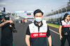GP AUSTRALIA, Guanyu Zhou (CHN) Alfa Romeo F1 Team walks the circuit with the team.
06.04.2022. Formula 1 World Championship, Rd 3, Australian Grand Prix, Albert Park, Melbourne, Australia, Preparation Day.
- www.xpbimages.com, EMail: requests@xpbimages.com © Copyright: Bearne / XPB Images