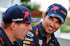 GP AUSTRALIA, Sergio Perez (MEX) Red Bull Racing with team mate Max Verstappen (NLD) Red Bull Racing.
07.04.2022. Formula 1 World Championship, Rd 3, Australian Grand Prix, Albert Park, Melbourne, Australia, Preparation Day.
- www.xpbimages.com, EMail: requests@xpbimages.com © Copyright: Batchelor / XPB Images
