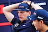 GP AUSTRALIA, Max Verstappen (NLD) Red Bull Racing with team mate Sergio Perez (MEX) Red Bull Racing.
07.04.2022. Formula 1 World Championship, Rd 3, Australian Grand Prix, Albert Park, Melbourne, Australia, Preparation Day.
- www.xpbimages.com, EMail: requests@xpbimages.com © Copyright: Batchelor / XPB Images