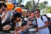 GP AUSTRALIA, Lando Norris (GBR) McLaren with fans.
07.04.2022. Formula 1 World Championship, Rd 3, Australian Grand Prix, Albert Park, Melbourne, Australia, Preparation Day.
 - www.xpbimages.com, EMail: requests@xpbimages.com © Copyright: Coates / XPB Images