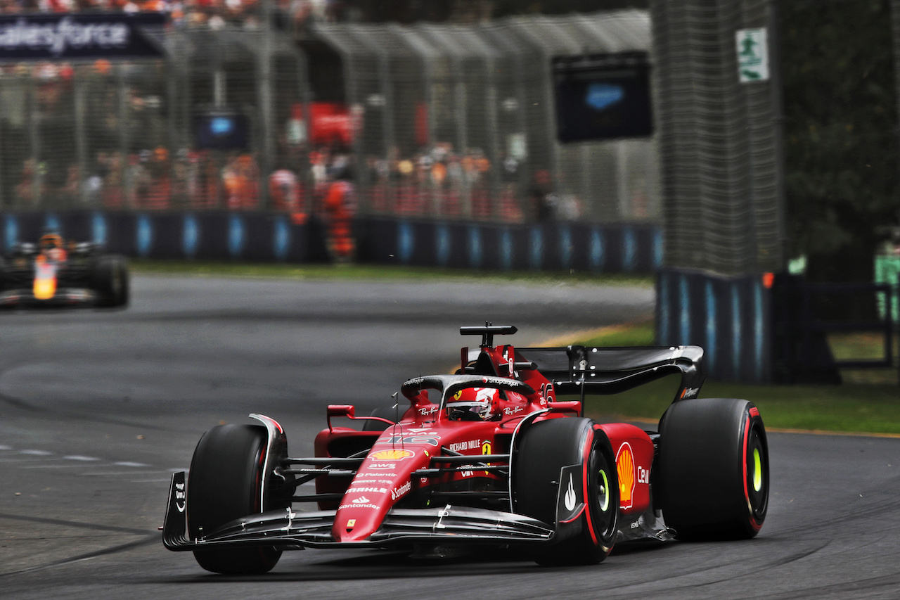 GP AUSTRALIA, Charles Leclerc (MON) Ferrari F1-75.
09.04.2022. Formula 1 World Championship, Rd 3, Australian Grand Prix, Albert Park, Melbourne, Australia, Qualifiche Day.
- www.xpbimages.com, EMail: requests@xpbimages.com © Copyright: Batchelor / XPB Images