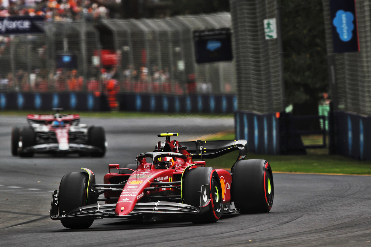 GP AUSTRALIA, Carlos Sainz Jr (ESP) Ferrari F1-75.
09.04.2022. Formula 1 World Championship, Rd 3, Australian Grand Prix, Albert Park, Melbourne, Australia, Qualifiche Day.
- www.xpbimages.com, EMail: requests@xpbimages.com © Copyright: Batchelor / XPB Images