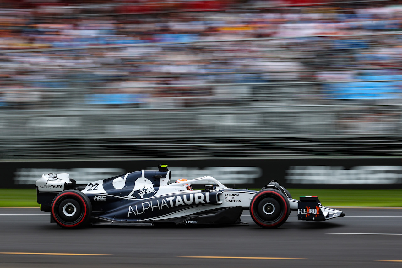 GP AUSTRALIA, Yuki Tsunoda (JPN), Alpha Tauri 
09.04.2022. Formula 1 World Championship, Rd 3, Australian Grand Prix, Albert Park, Melbourne, Australia, Qualifiche Day.
- www.xpbimages.com, EMail: requests@xpbimages.com ¬© Copyright: Charniaux / XPB Images
