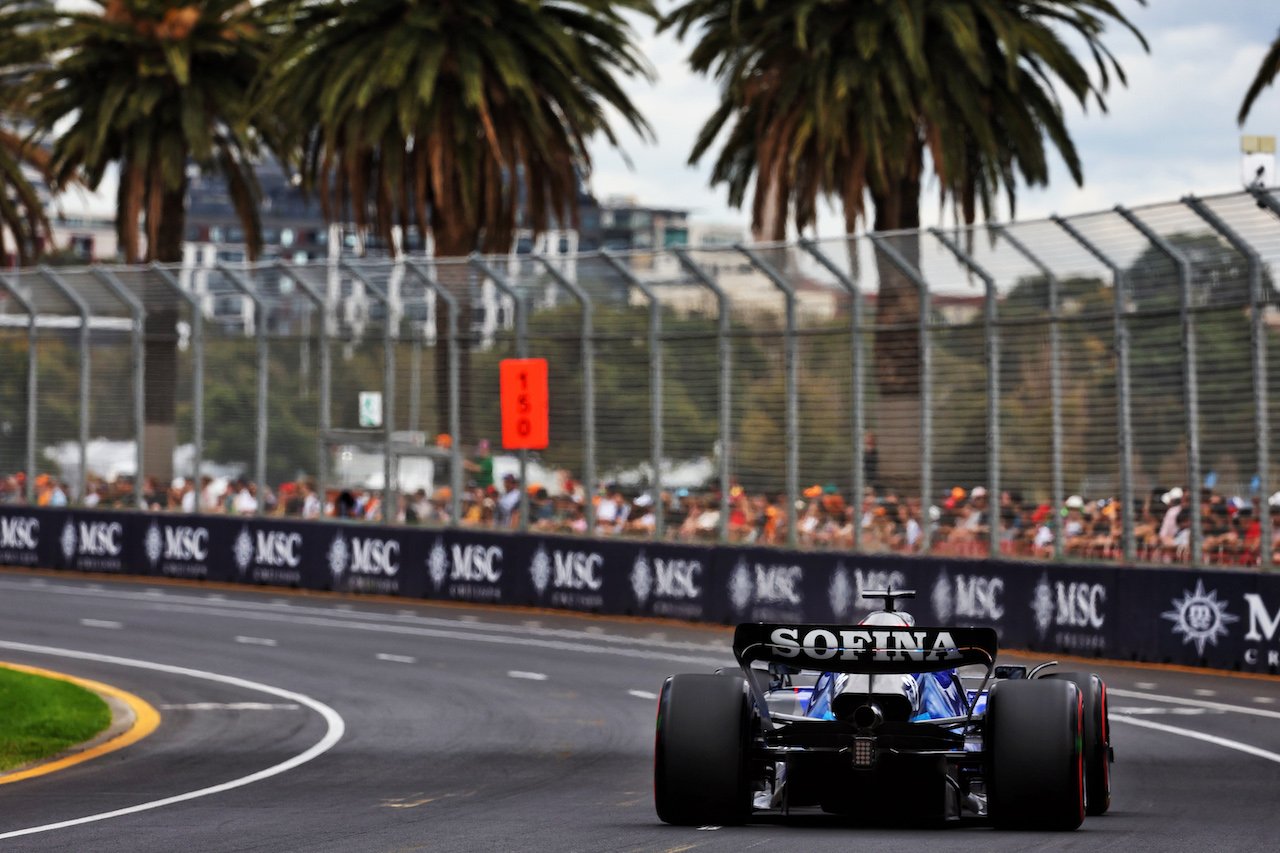 GP AUSTRALIA, Alexander Albon (THA) Williams Racing FW44.
09.04.2022. Formula 1 World Championship, Rd 3, Australian Grand Prix, Albert Park, Melbourne, Australia, Qualifiche Day.
- www.xpbimages.com, EMail: requests@xpbimages.com © Copyright: Batchelor / XPB Images