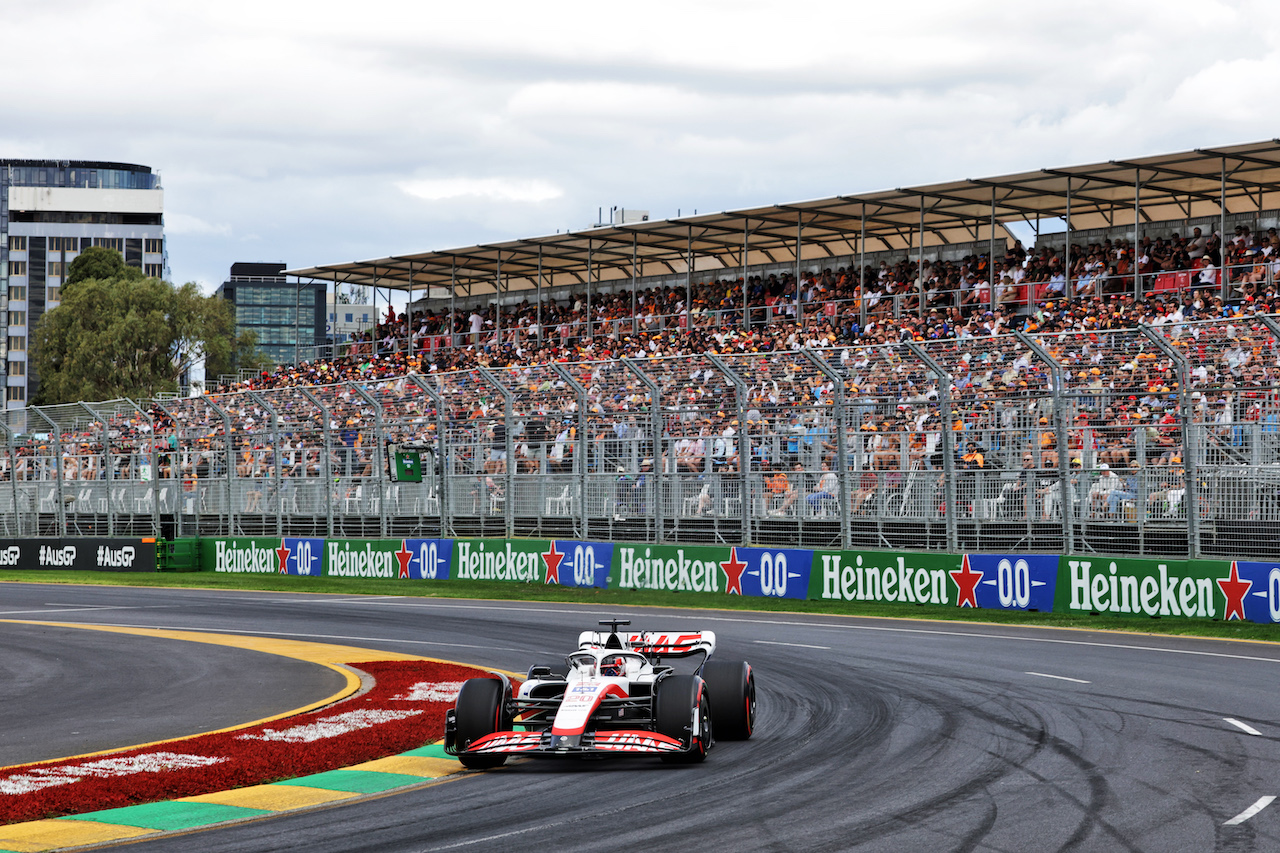 GP AUSTRALIA, Kevin Magnussen (DEN) Haas VF-22.
09.04.2022. Formula 1 World Championship, Rd 3, Australian Grand Prix, Albert Park, Melbourne, Australia, Qualifiche Day.
- www.xpbimages.com, EMail: requests@xpbimages.com © Copyright: Bearne / XPB Images