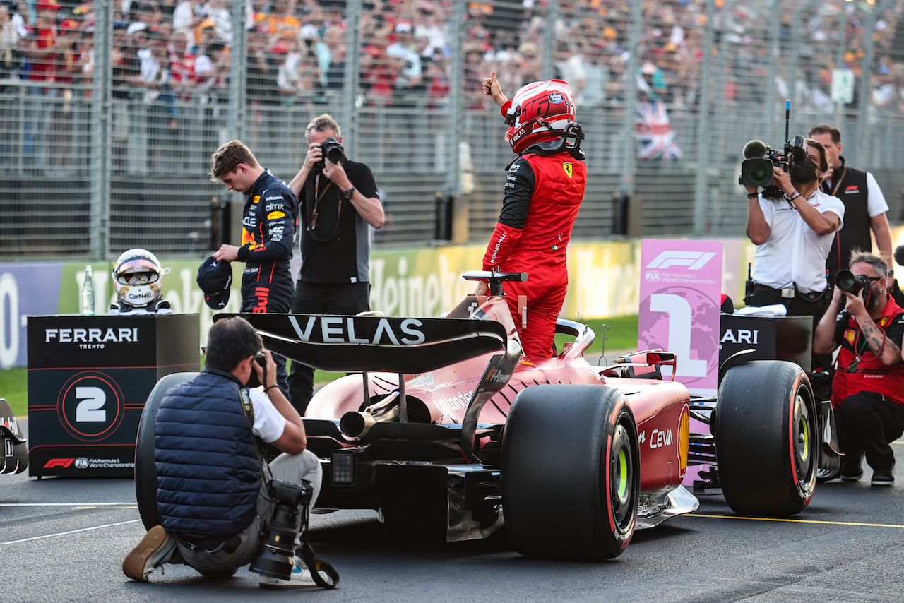 GP AUSTRALIA, Charles Leclerc (FRA), Ferrari 
09.04.2022. Formula 1 World Championship, Rd 3, Australian Grand Prix, Albert Park, Melbourne, Australia, Qualifiche Day.
- www.xpbimages.com, EMail: requests@xpbimages.com © Copyright: Charniaux / XPB Images