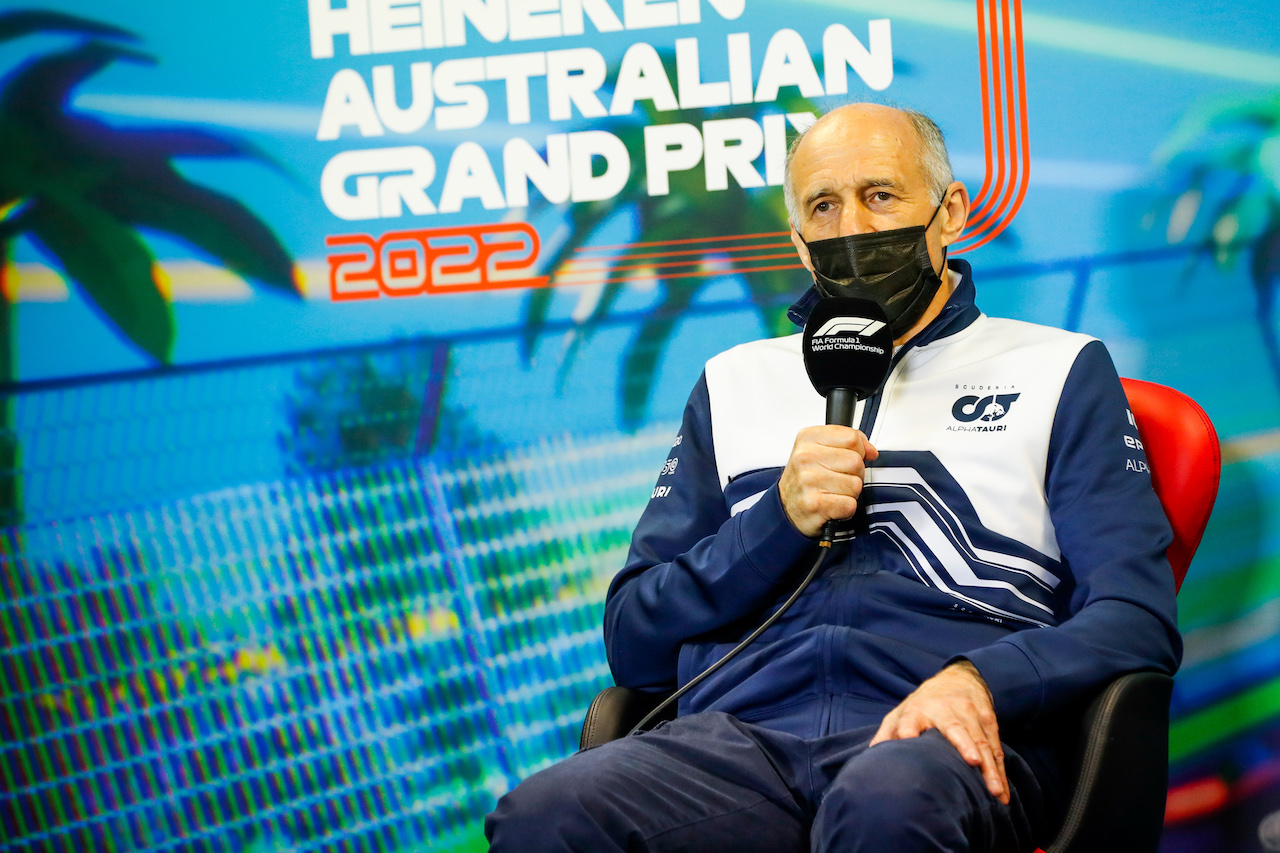 GP AUSTRALIA, Franz Tost (AUT) AlphaTauri Team Principal in the FIA Press Conference.
09.04.2022. Formula 1 World Championship, Rd 3, Australian Grand Prix, Albert Park, Melbourne, Australia, Qualifiche Day.
- www.xpbimages.com, EMail: requests@xpbimages.com © Copyright: XPB Images