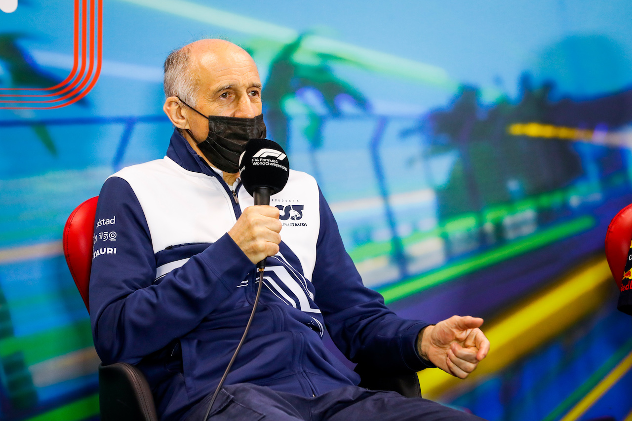 GP AUSTRALIA, Franz Tost (AUT) AlphaTauri Team Principal in the FIA Press Conference.
09.04.2022. Formula 1 World Championship, Rd 3, Australian Grand Prix, Albert Park, Melbourne, Australia, Qualifiche Day.
- www.xpbimages.com, EMail: requests@xpbimages.com © Copyright: XPB Images