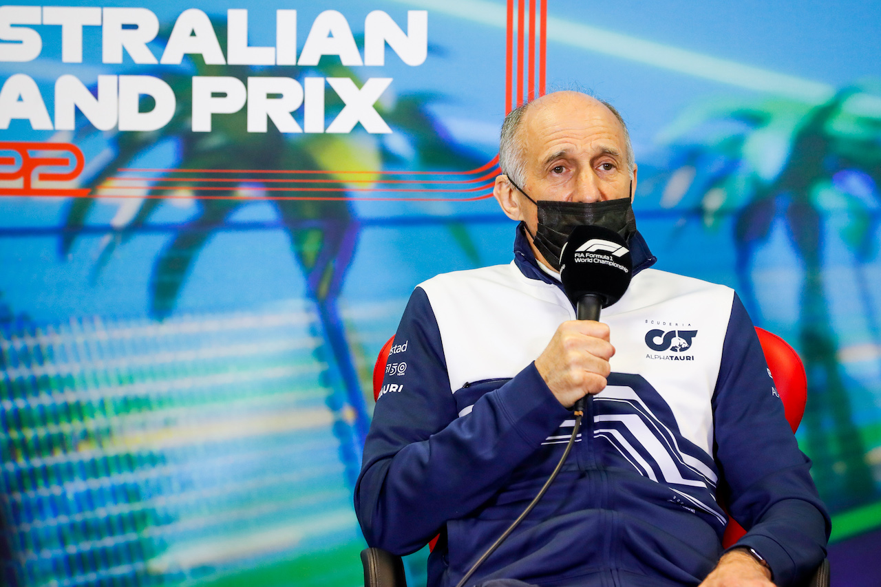 GP AUSTRALIA, Franz Tost (AUT) AlphaTauri Team Principal in the FIA Press Conference.
09.04.2022. Formula 1 World Championship, Rd 3, Australian Grand Prix, Albert Park, Melbourne, Australia, Qualifiche Day.
- www.xpbimages.com, EMail: requests@xpbimages.com © Copyright: XPB Images